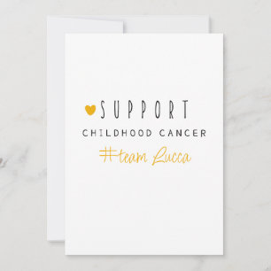 Convite cancer infantil. Papel de Carta #do nome da equipe