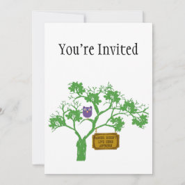 Convite Cancer não vive aqui, coruja