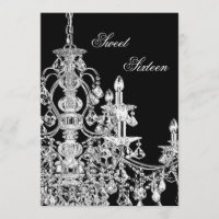 Candelabro Preto Branco Festa Sweet 16
