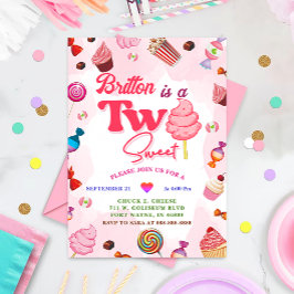 Convite Candy Birthday 2 Festa Doce
