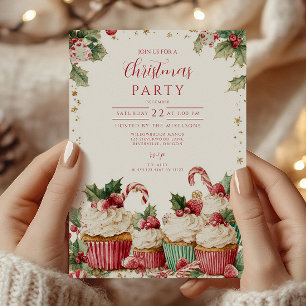 Convite Candy Candy Cupcake Festivo