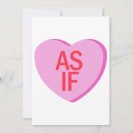 Convite Candy Heart - AS IF