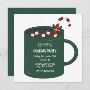 Convite Caneca de cacau quente