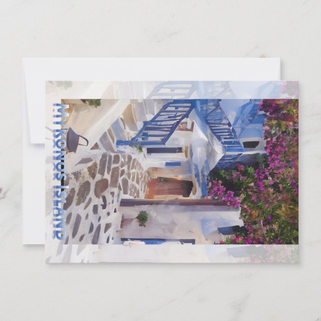 Convite Caneca de café Myconos (Frente)