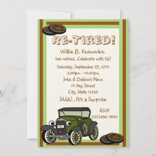 Convite Cansado/Parte de aposentadoria