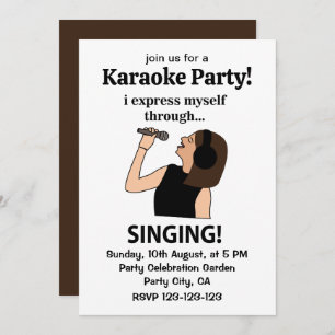 Convite Cantando Eu Me Expresso Através Da Cantação