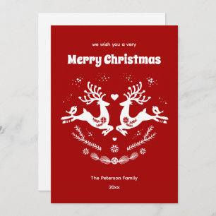 Convite Canto Festivo Escandi Vermelho, Velho Natal