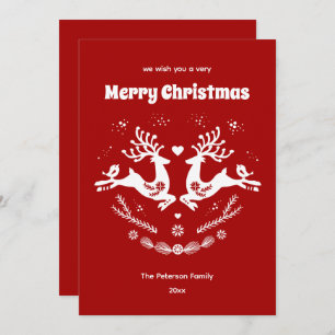 Convite Canto Festivo Escandi Vermelho, Velho Natal