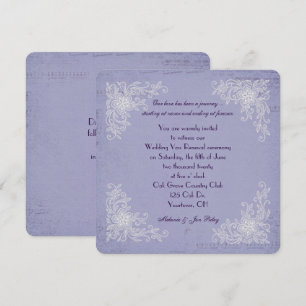 Convite Cantos do Renovação-laço do voto e fundo da mú