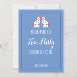 Convite Cão Rosa Staffordshire