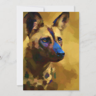 Convite Cão selvagem africano