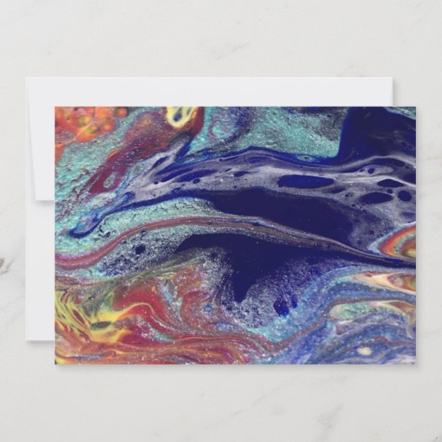 Convite Caos roxo (Frente)