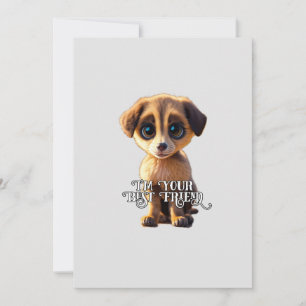 Convite Cãozinho bonito