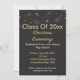 Convite Cap & Confetti Formatura