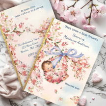 Capa de Livro Infantil Antigo Chá de Bebê Flor de
