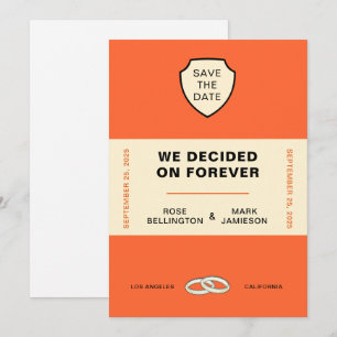 CONVITE CAPA DE LIVRO "NÓS DECIDIMOS PARA SEMPRE" SAVE THE