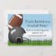 Convite Capacete/Bola de Jogos de Futebol do Partido Espor (Frente)