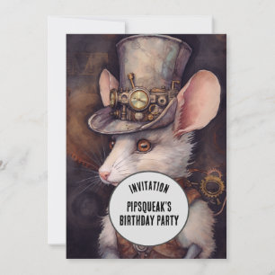 Convite Capitão do Rato de Vapor