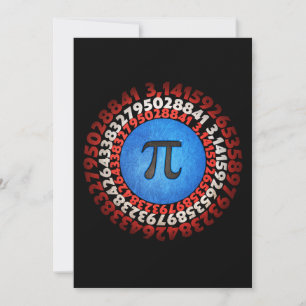 Convite Capitão Pi Super-Herói Escudo Nerdy Math Pi Day   