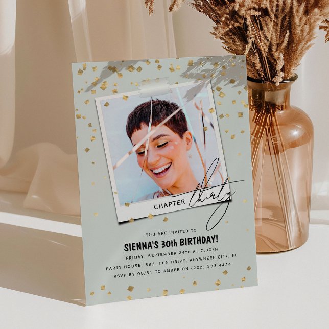 Convite Capítulo 30 Diversão do aniversário de 30 anos de  (Criador carregado)
