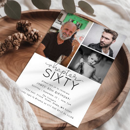 Convite Capítulo 60 Colagem de Fotos Personalizadas para A