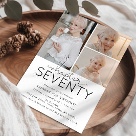 Convite Capítulo 70 Colagem de Fotos Personalizada para An