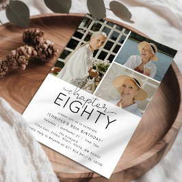 Convite Capítulo 80 Colagem de Fotos Personalizada para An