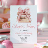 Capítulo Nove Laços Rosa Livros Festa de Aniversár