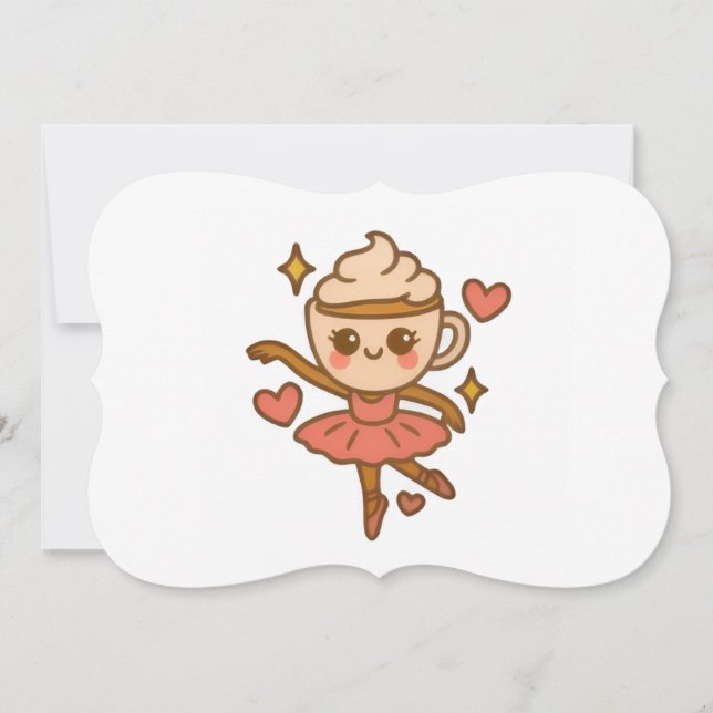 Convite Cappuccina Ballerina Italian Ausweis (Frente)