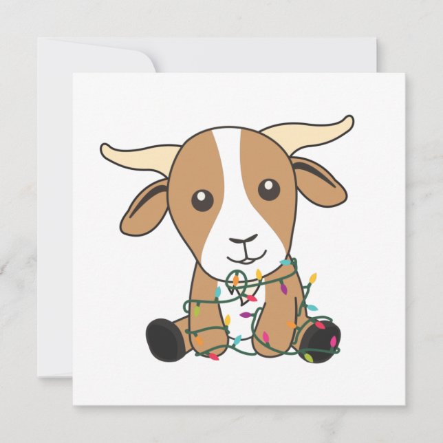 Convite Caprinos de Natal (Frente)