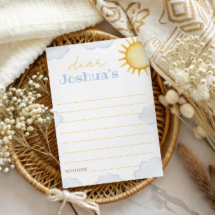 Convite Cápsula do Tempo Carta Little Sunshine