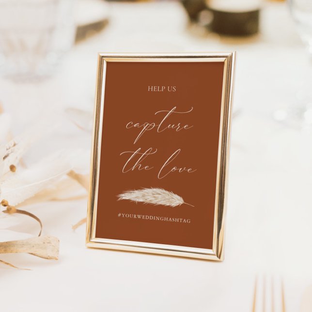 Convite Captura De Casamento O Sinal De Caligrafia Da Hash (Criador carregado)