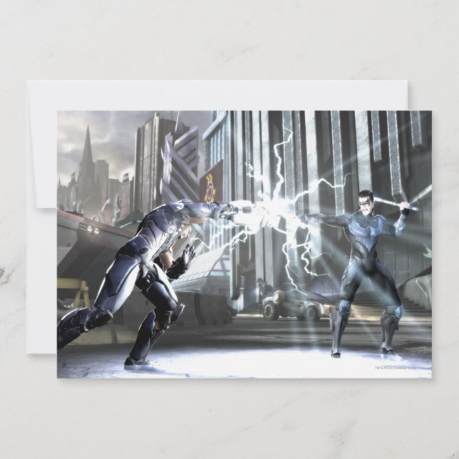 Convite Captura de tela: Cyborg vs Nightwing 4 (Frente)