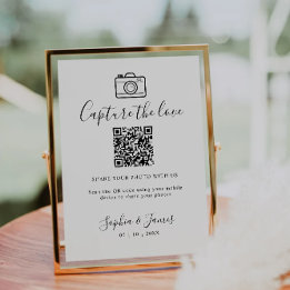 Convite Capturar o Sinal de Casamento do Código QR do Comp
