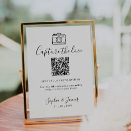 Convite Capturar o Sinal de Casamento do Código QR do Comp