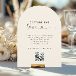 Convite Capture o amor! Casamento de Código QR Personaliza