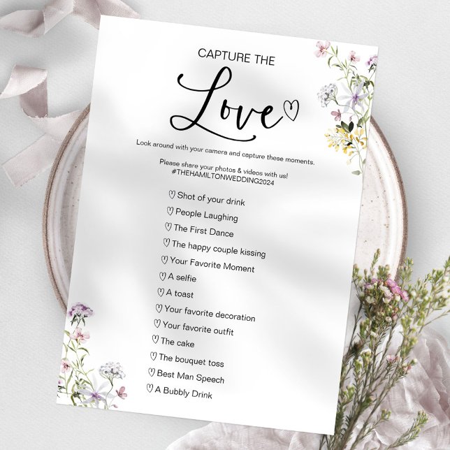 Convite Capture O Amor Jogo de Casamento I Spy (Criador carregado)