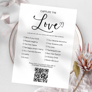 Convite Capture O Jogo de Casamento Eu Espio Com QR