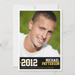 Convite Cara Esportiva Festa de formatura de Fotos em Pret