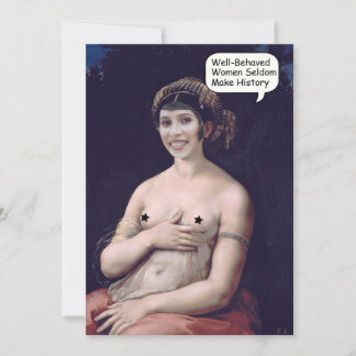 Convite Cara personalizada em uma mulher de pintura sexy