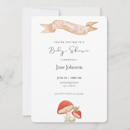 Convite Caracol e Bebê-Chuveiro