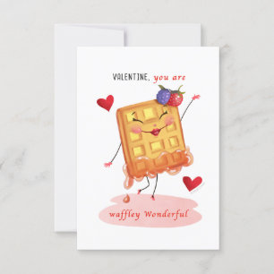 Convite Caractere Waffle Cónico Namorados Tradicional Pequ