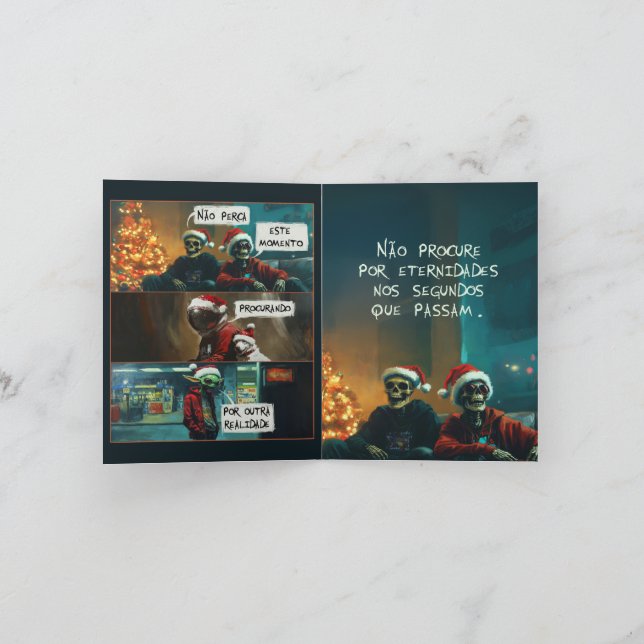 Convite Card Dead Inside... But It’s Christmas (Interior)