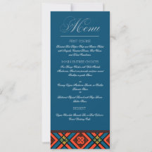 Cardápio de Casamento Geométrico Plano Arquitetôni