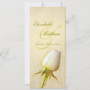 Convite cardápio de jantar de recepção de casamento com bo