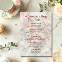 Cardápio do Brunch de Galentine no Jardim da Borbo