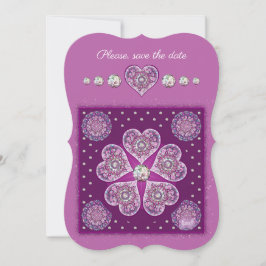 Convite Cardinal Red Rosace