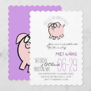 Convite Caricatura 4 Anos De Ovo E Gengibre Fora Inv