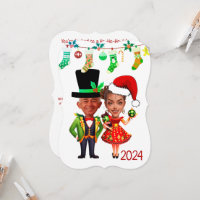 Caricatura de Natal Personalizada e Bonita