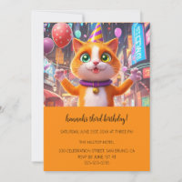 Caricatura Gatos, Festa de aniversário Puro